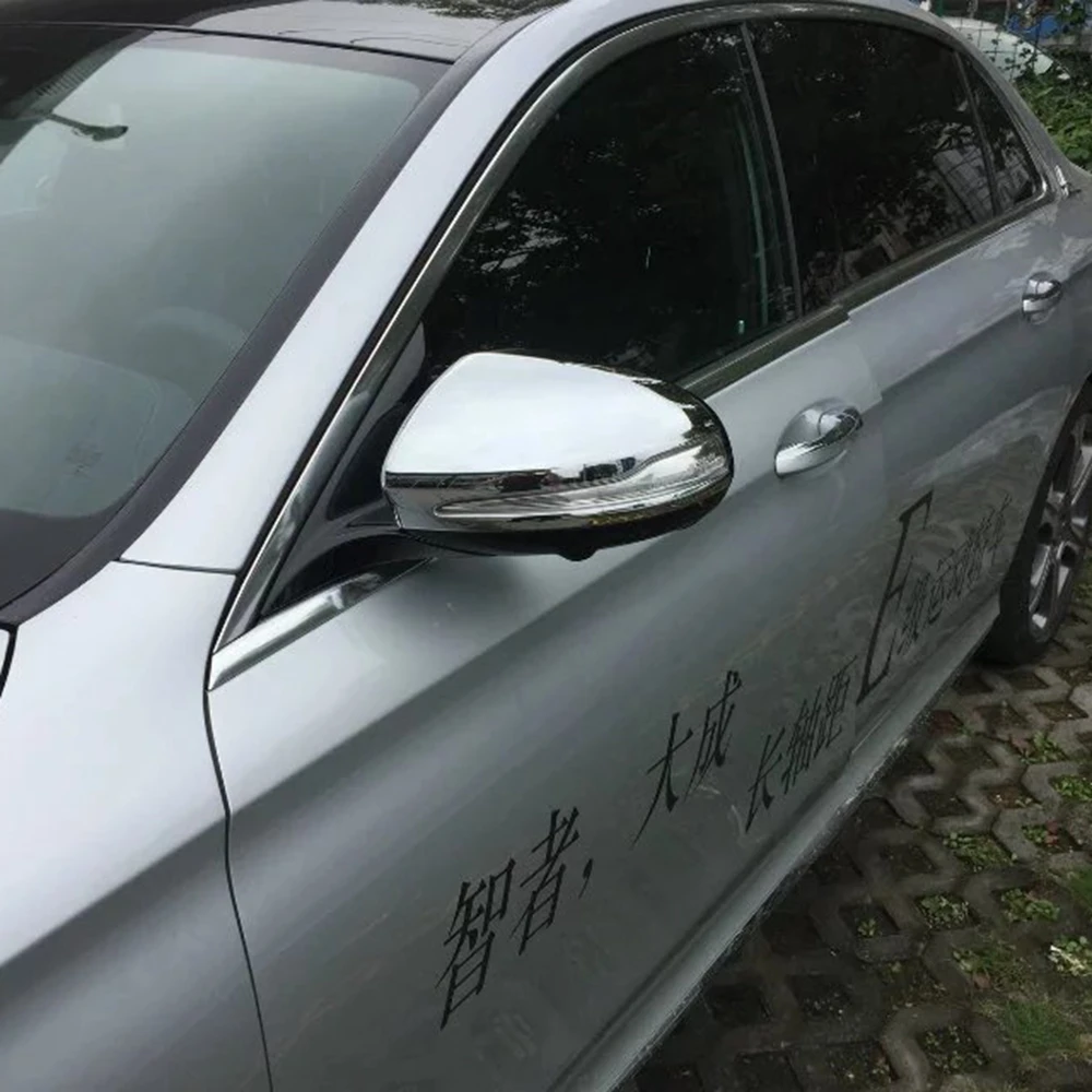 MONTFORD для Mercedes E Class Benz W213 E200 E300 E400 2016 2017 ABS хромированный внешний вид зеркало