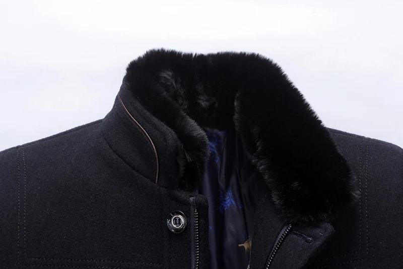 2019 новая стильная зимняя куртка высокого качества Мужская мода утепленный Тренч мужское повседневное Пальто классическое деловое Мужское