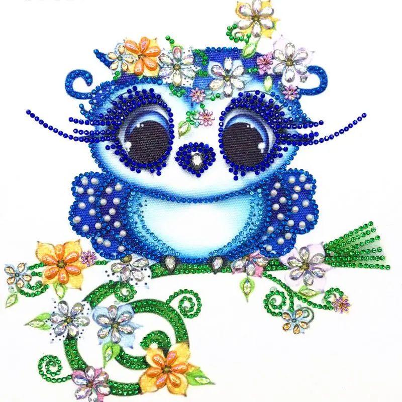 

Lovely Owl 5D Special Shaped Diamond Painting Embroidery Needlework Rhinestone Crystal Cross Craft Stitch Kit DIY