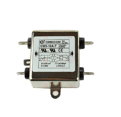 Высокое качество электрической фильтр 220 В, 60 Гц cw3-10a-t мощником