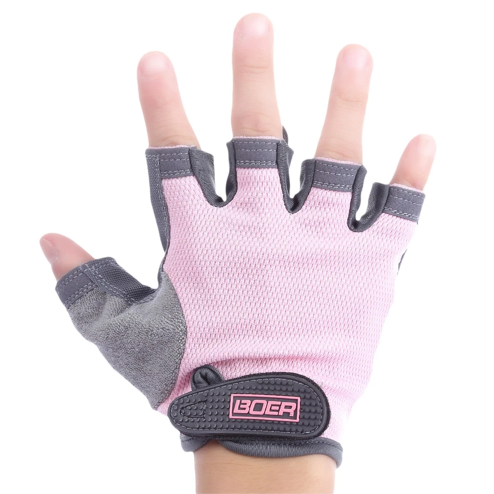

Breathable Cycling Gloves Skidproof Women Half Finger Gloves Femal Fitness Sport Gym Exercise Weightlifting Gloves One Pair New