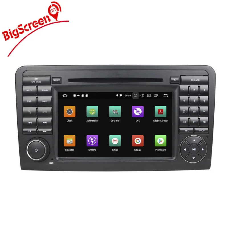 Best 2 Din Android 8.0 Car Radio GPS Navi For Mercedes Benz ML W164 ML350 ML500 GL X164 GL320 IPS Unit stereo RAM 4GB+32GB 8 Core 6