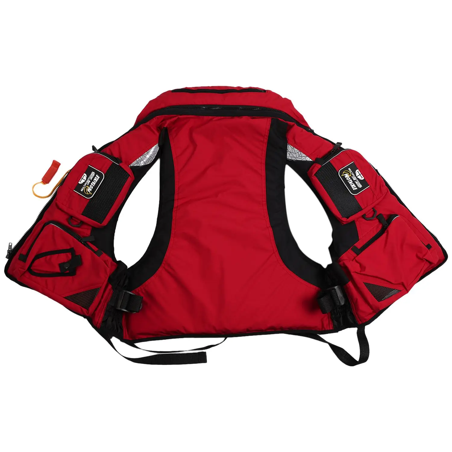Life Jacket Swimming Boating Surfing Sailing Windsurfing Fishing Adult Red
