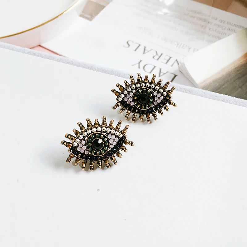 Jewelry New Brand Design Gold Color Pearl Stud Earrings For Women 2017 New Accessories Wholesale (6)