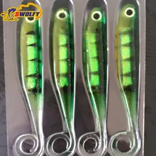 16 pieces 11.7cm 5.4g Lifelike Carp Artificial Soft Bait Fishing Tackle Tools Fishing Lure Soft Baits