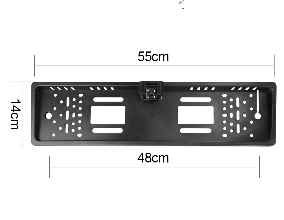 Автомобильная камера заднего вида, водонепроницаемая, Европейская Рамка для номерного знака, Парктроник, Автомобильная камера заднего вида, 4 светодиодный резервная камера ночного видения