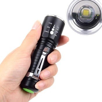 

Super bright Troch Waterproof MINI 5200LM Flash light XML-T6 Led Flashlight Zoomable 5 modes torch