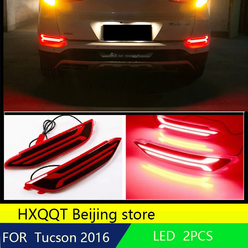 Rear Bumper Reflector Surface Emission Light For Hyundai All New Tucson