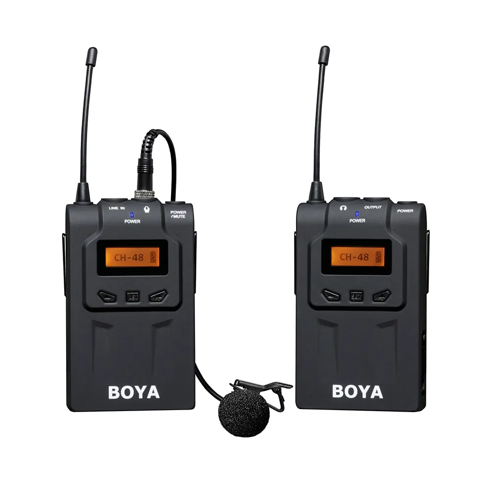 5 шт. BOYA BY-WM6 петличный беспроводной микрофон системы для ENG EFP DSLR камеры и видеокамеры