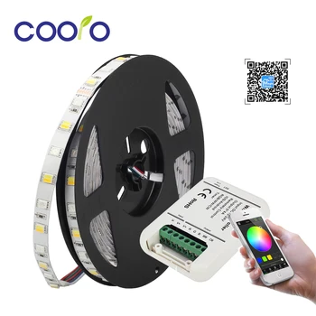

DC12V 24V RGB+CCT LED Strip Light Lamp 5 in 1 LED Flexible Strips with Magic Home Wifi 5 channels RGBW/WW/CW LED Controller Set