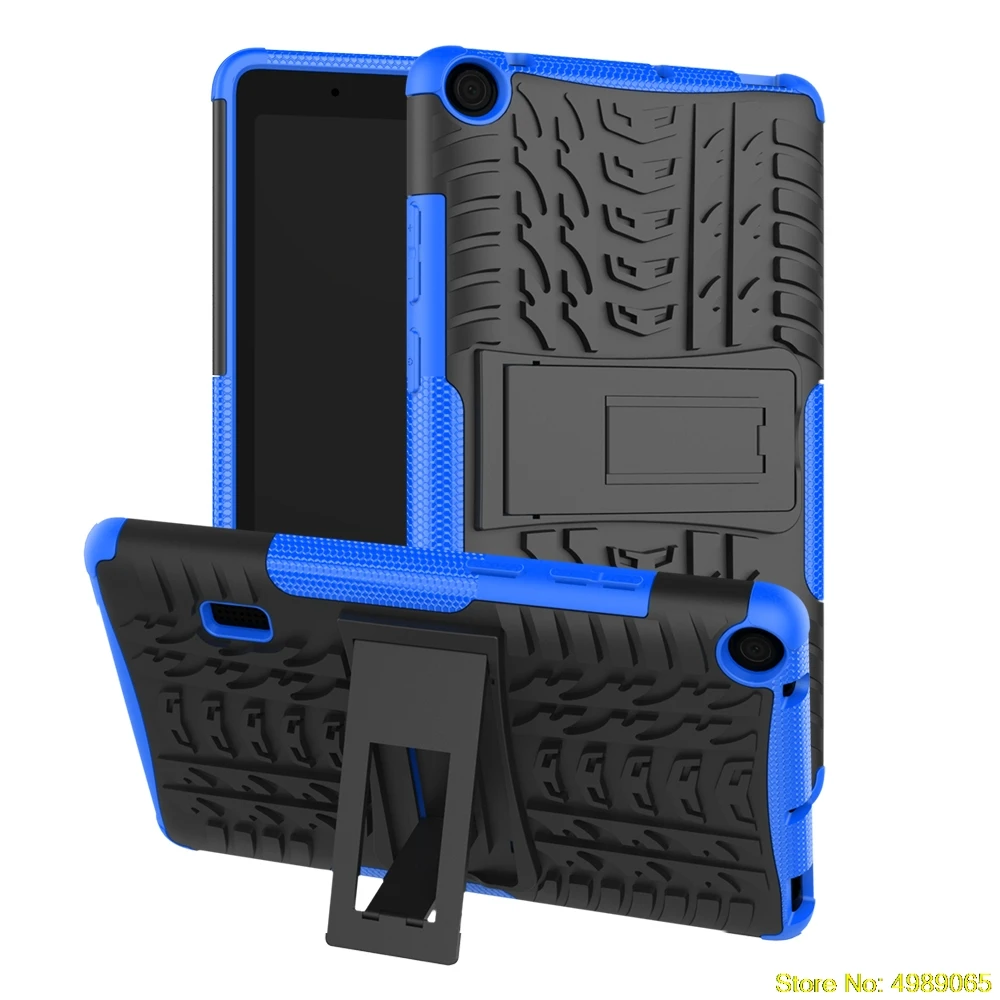 

For Huawei T3 7 WiFi BG2-W09 7 Inch Version Tablet Cover Stand Protect Shell Kids Gilr's Boy's Silicon + PC Hard Back Case