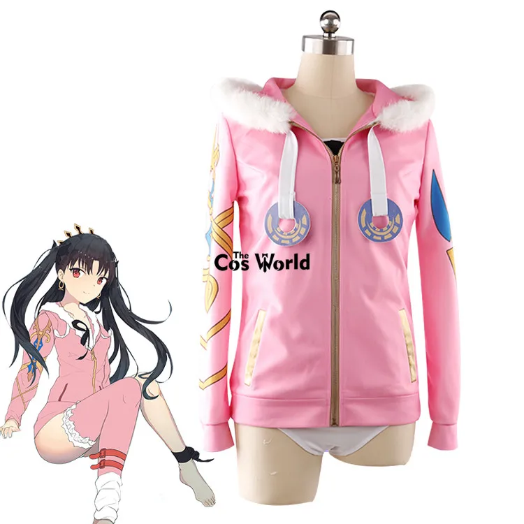 

FGO Fate Grand Order Ishtar Tohsaka Rin Coats Jackets Bikini Swimwear Bathing Suit Tops Skirts Outfit Anime Cosplay Costumes