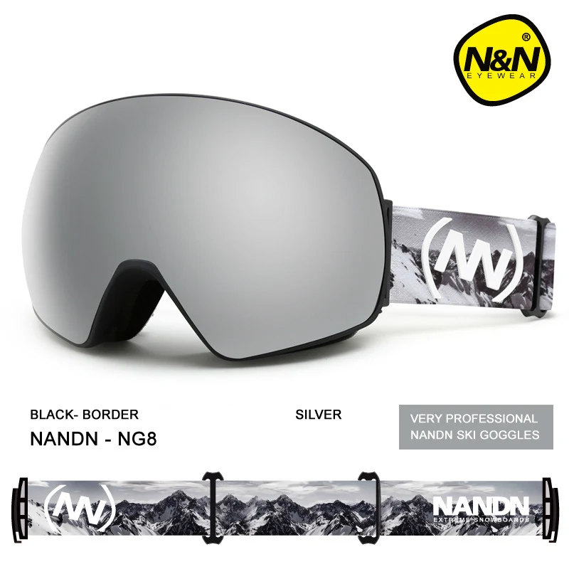 Gafas de esquí de invierno para hombre, gafas de Snowboard para deportes de nieve con protección UV Anti-niebla para mujeres, máscara de esquí para jóvenes, moto de nieve