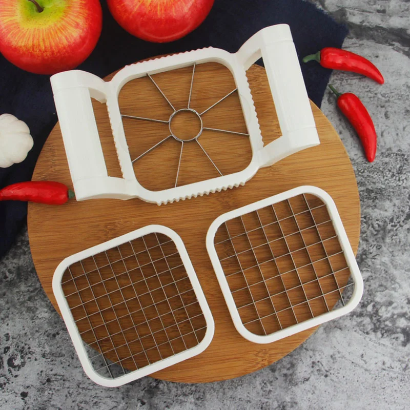 

1pc Reusable Vegetable Fruit Cutter Durable Kitchen Gadgets Cooking Accessories Premium Multiuse Cutter Apple Slicer Shredders