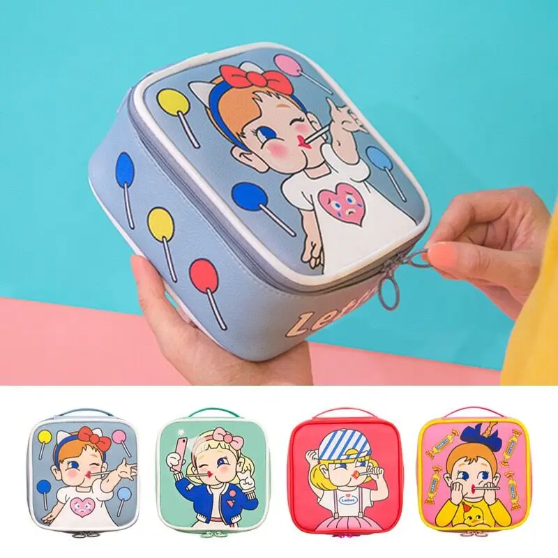 Women Backpack Shoulder Bag with Doll Ornaments for Girl Student Hip Hop Canvas Bags Cute Travel Schoolbag Storage Backpacks