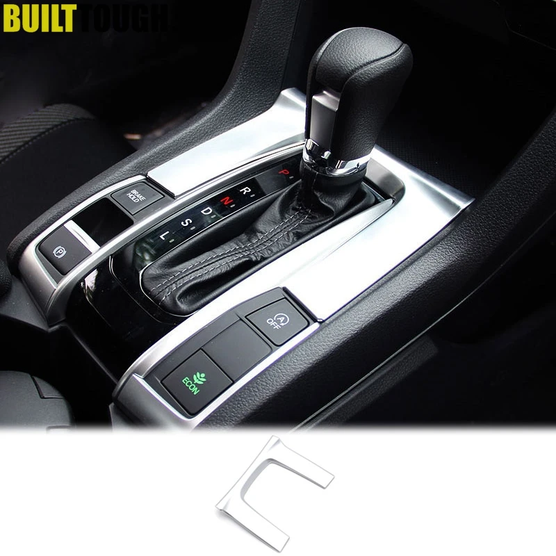 Для Honda Civic 2016 2017 2018 2019 2020 хромированная панель переключения передач Крышка