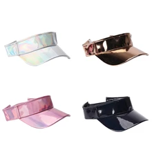 Hot Visor Cap Empty Top Breathable UV Protection Portable Leather Sun Hat Travel Accessories hot sale