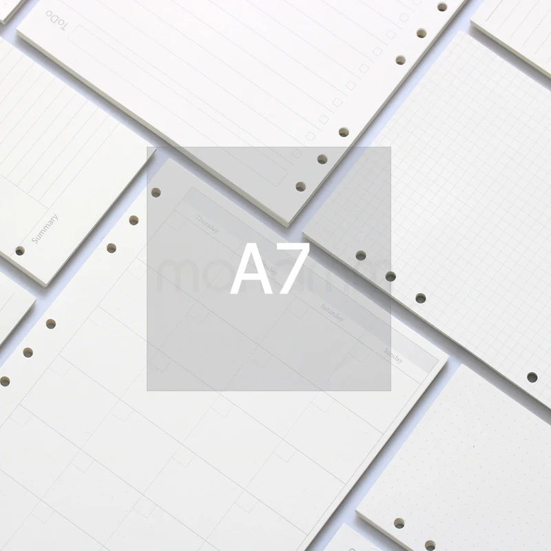 

A7 Journal Refills Notebook Filler Paper Narrow Ruled 2017 Planner To Do List Office Supplies Stationery 45 Sheets