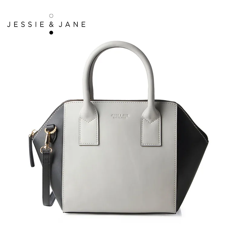 JESSIE JANE Designer Brand 2016 New Women s Unique Wing Design Split Leather Handbags 1317