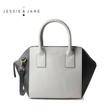 JESSIE&JANE Designer Brand 2016 New Women’s Unique Wing Design Split Leather Handbags 1317