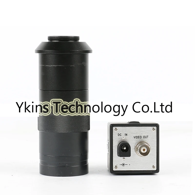 

1/3 inch CCD digital video microscope camera BNC color video PAL NTSC + 100X C lens for laboratory industrial PCB