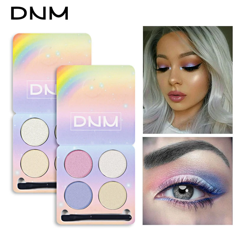 Eye Face Highlight Glow Kit Makeup Cosmtics Waterproof Brighten Shimmer Shine Rainbow Eyeshadow