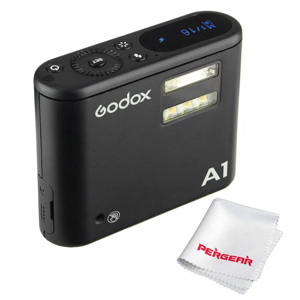 

Godox A1 Smartphone Flash System A Wireless Flash A 2.4G Flash Trigger A Constant Led light with Battery for iPhone 6s 7 plus