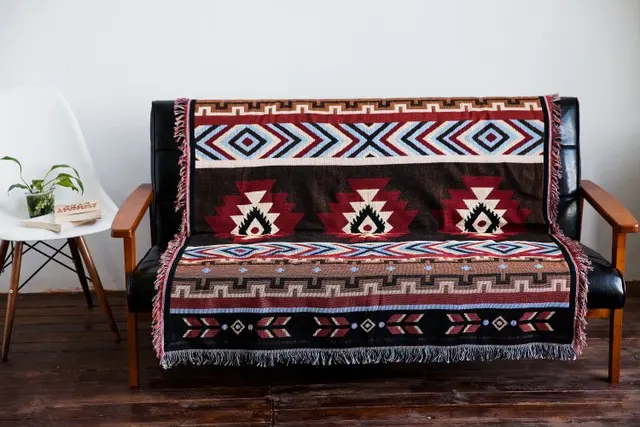 2016 Cotton Fringed Vintage Baby Blanket Throws On Sofa Bed Plane 2016 Cotton Fringed Vintage Baby Blanket Throws On Sofa Bed Plane Travel Plaids Hot