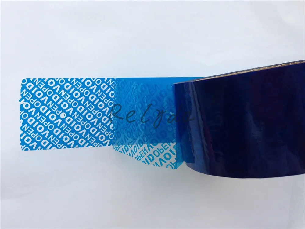 

5pcs Free shipping VOID OPEN packing tapes security seals mobile phone laptop computer packaging tamper evident tapes 50mm*50m