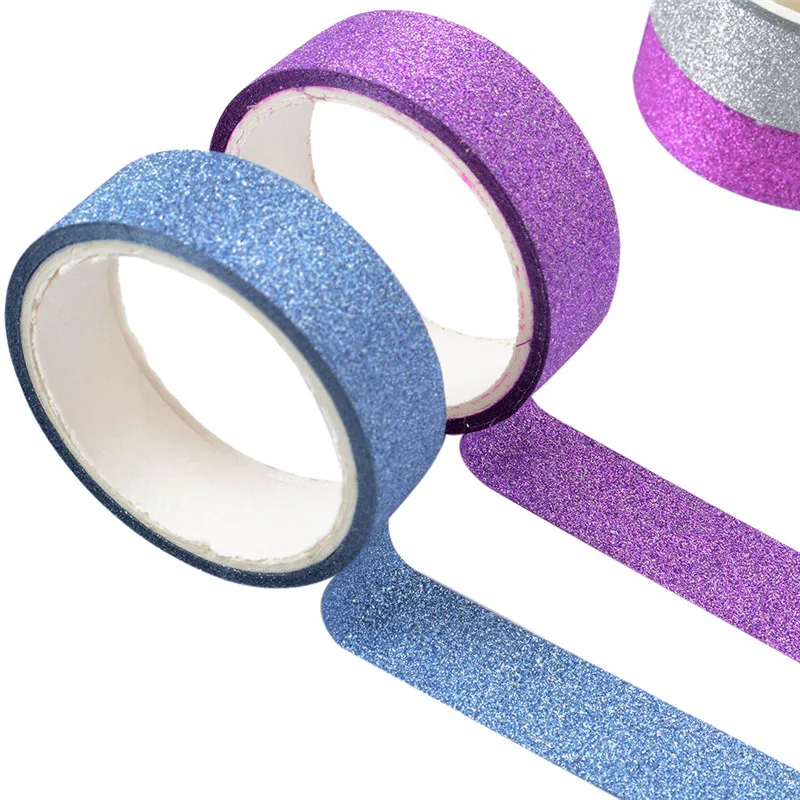 Kawaii Glitter Matte Lace Tape Book Decor Washi Tape Scrapbooking Card  Adhesive Paper Sticker DIY Craft Gift Party Decoration - AliExpress