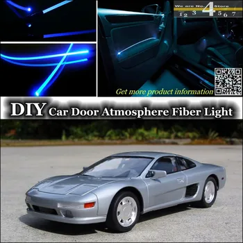 

interior Ambient Light Tuning Atmosphere Fiber Optic Band Lights For Nissan MID4 MID 4 Inside Door Panel illumination Refit