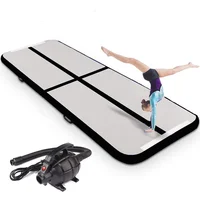 Low Price Inflatable Gym Mat For Gymnastics Factory Wholesale 3M Air Track Mats With Pump Top Quality DWF Tumbling Track Mat 2