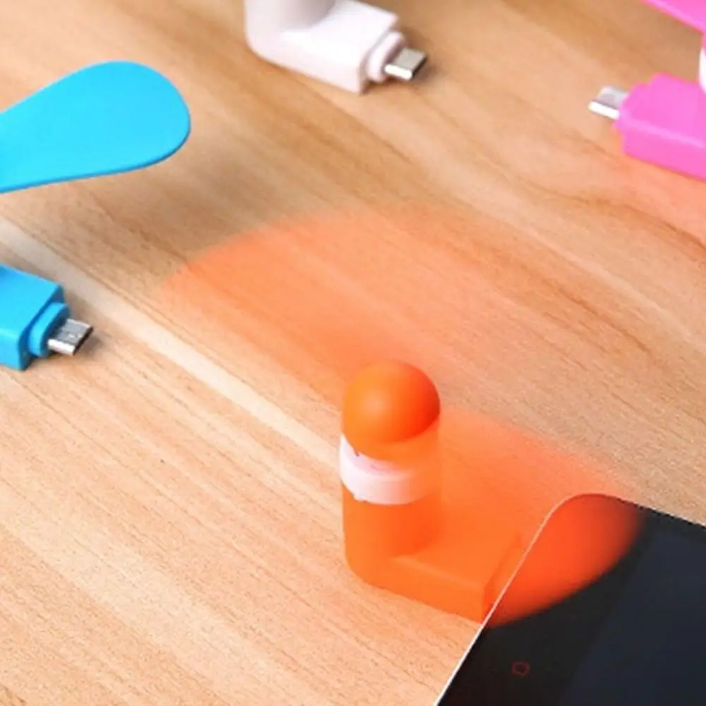 Акция! Портативный охлаждающий вентилятор Micro USB бесшумный мини кулер для