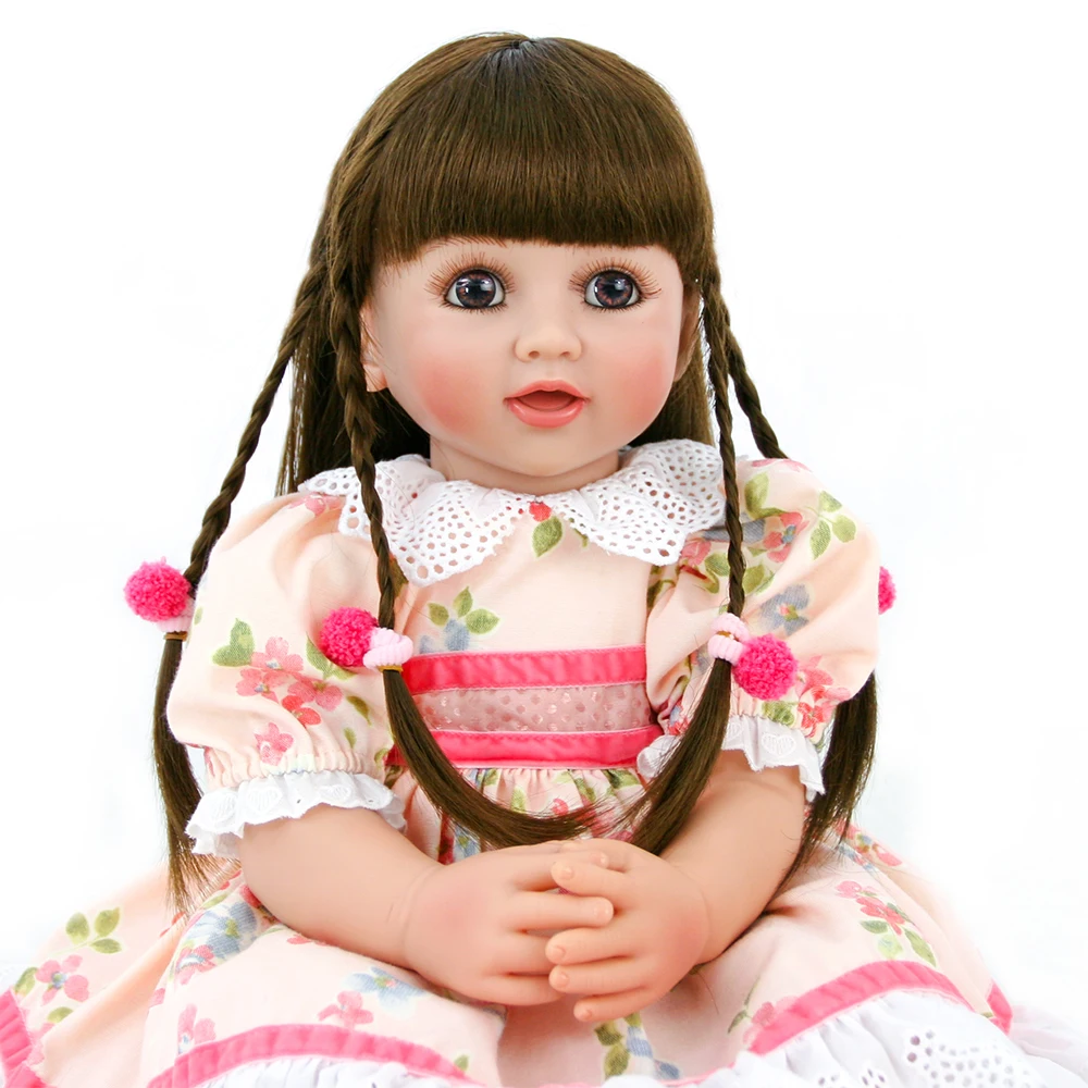 Большая кукла-младенец reborn todder girl 60 см длинная мягкая расческа для волос сюрприз