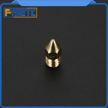 

New Arrival Zortrax M200 Nozzle 0.4mm For Brass Steel Bore 3.5mm Screw Thread M6 Print Head For 3D Printer