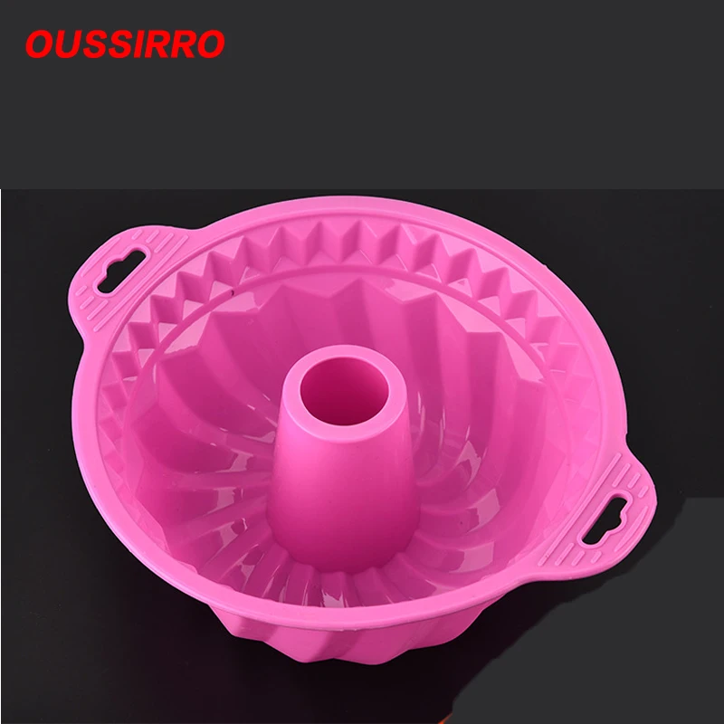

High Temperature Resistant Round Silicone Cake Mold Kitchen Appliances Baking Tools For Microwave Ovens