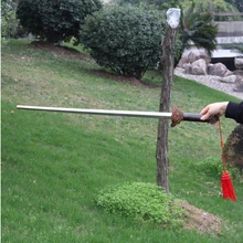 Tai Chi фитнес Телескопический меч складной для выступлений Опора меч Утренние упражнения для мужчин и женщин не окантованы