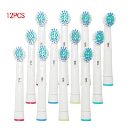 12PCS Replacement Toothbrush Heads For Oral-B Electric Brush Heads Soft Hair Vitality Double Cleaning Professional Care OC18 12PCS Replacement Toothbrush Heads For Oral-B Electric Brush Heads Soft Hair Vitality Double Cleaning Professional Care OC18