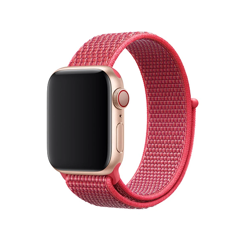 Нейлоновый ремешок для часов аpple 42 мм 38 iwatch 4 band 44 40 и высококачественный Браслет
