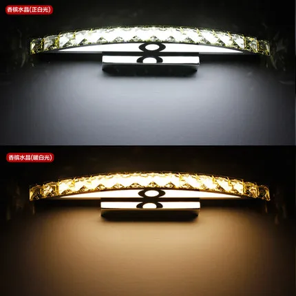  Crystal Vanity Light for Gold Bathroom Wall decor miror light 10W 15W AC110-220V wall mirror with l