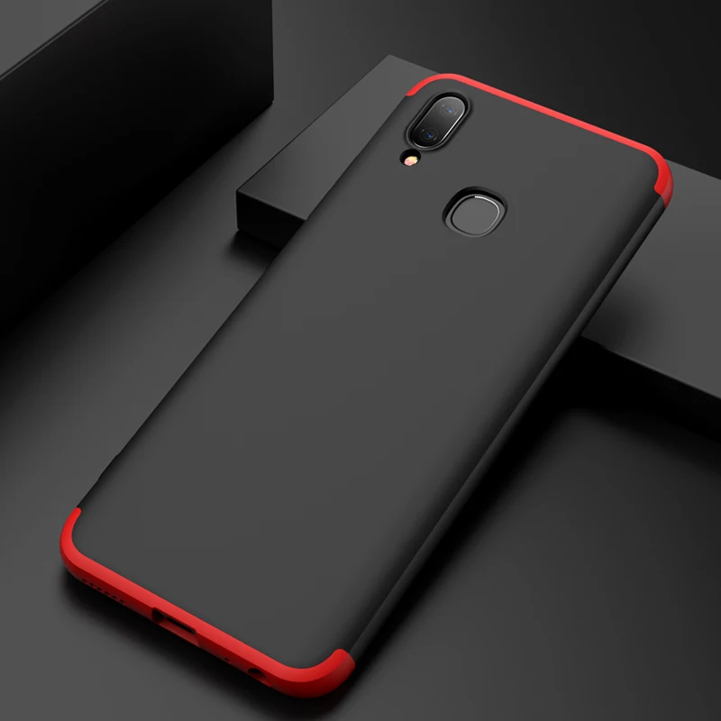 Оригинальный чехол для VIVO Y95 Роскошный с полной защитой кольцом держателем