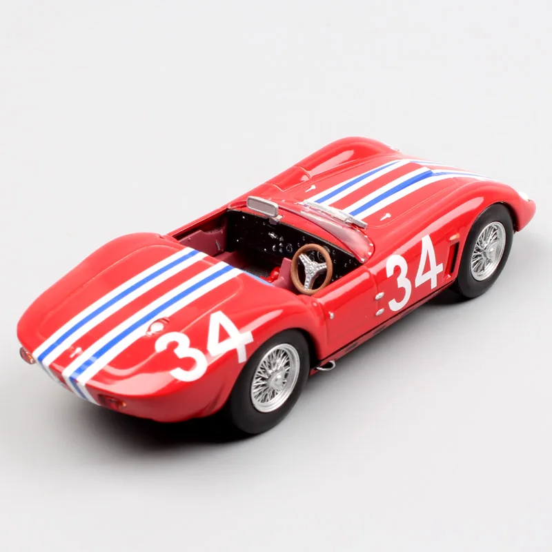 1/43 Весы TIPO 61 клетка Дрого Реймс 1963 № 34 casner Racer двигателя автомобили литья металла моделей Игрушечные лошадки для коллекционные