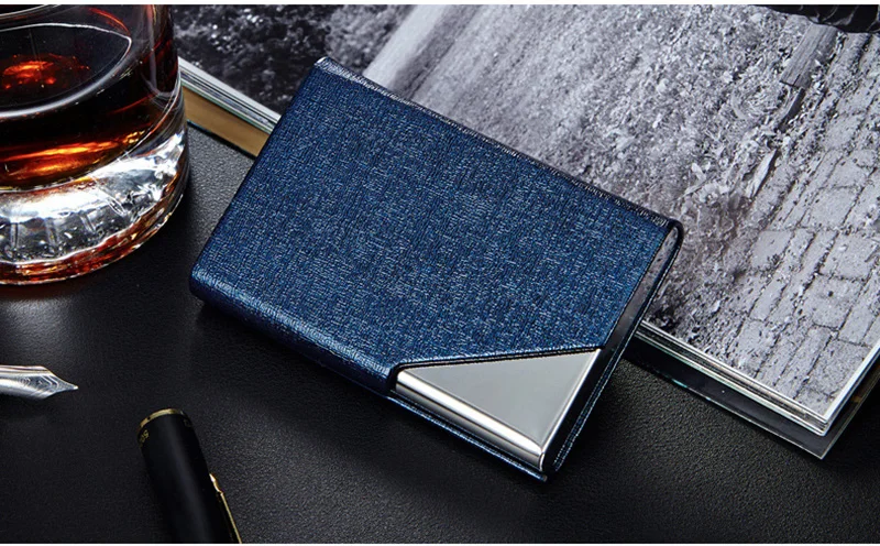 Card Holder Fashion 2017 Metal Aluminum For Women Men Small Card Wallet Case Business Credit Card Holder (12)