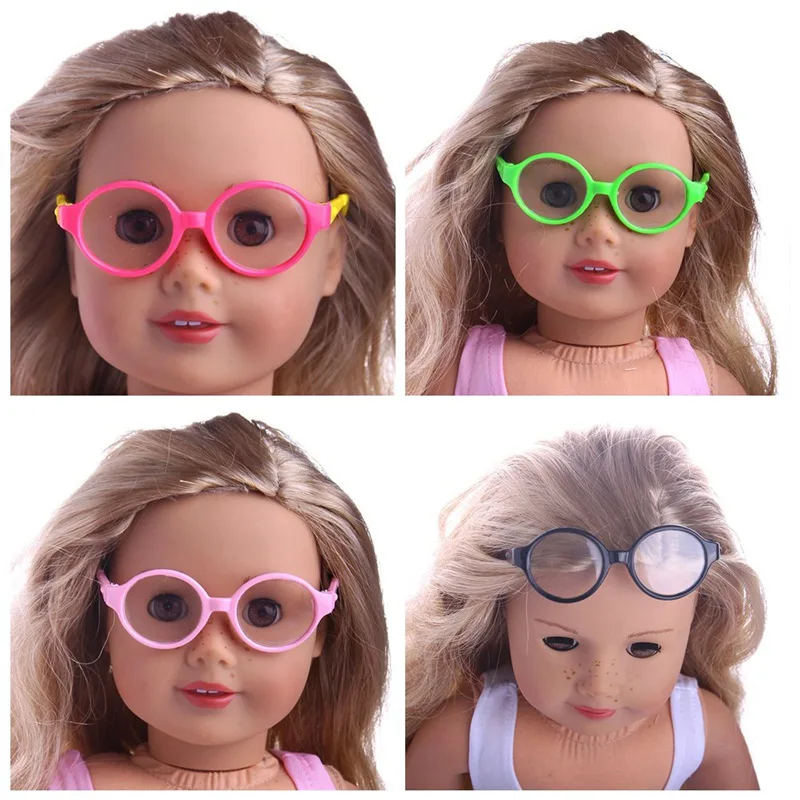 

New glasses Fit For Girl Doll 18 inch Girl Doll,Newborn baby doll Accessories