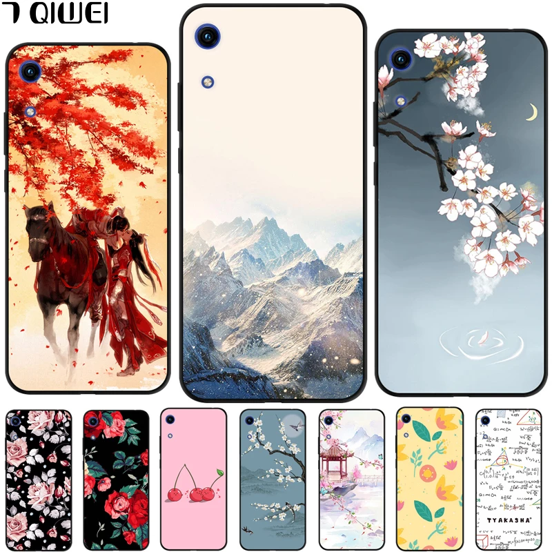 

6.09'' For Huawei Honor 8A Case Honor 8 A Silicone Black Soft Phone Case For Huawei Honor 8A Case Cover A8 Honor8A TPU Painting