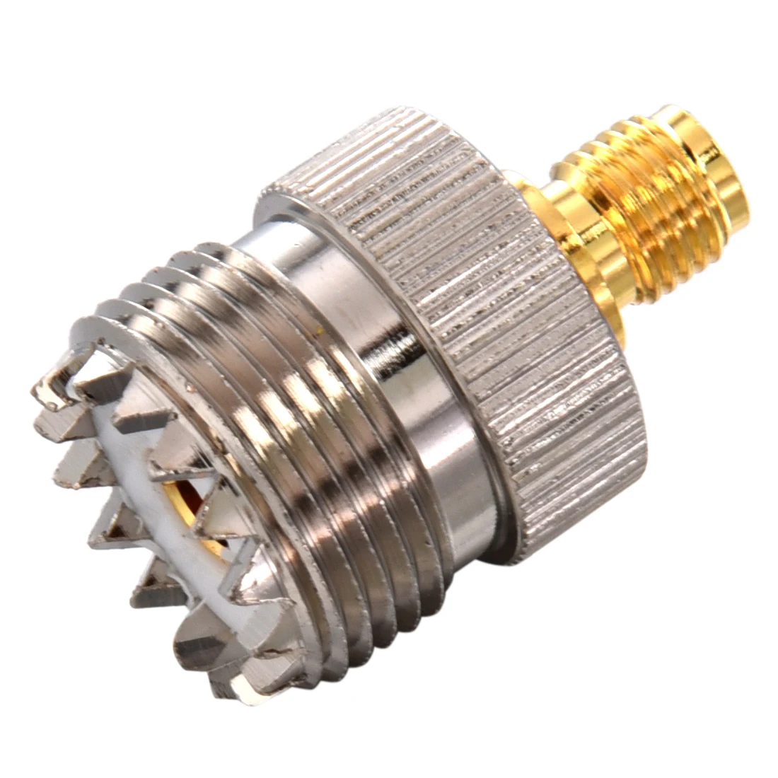 

Adapter UHF female SO-239 to SMA female alloy RF coaxial converter