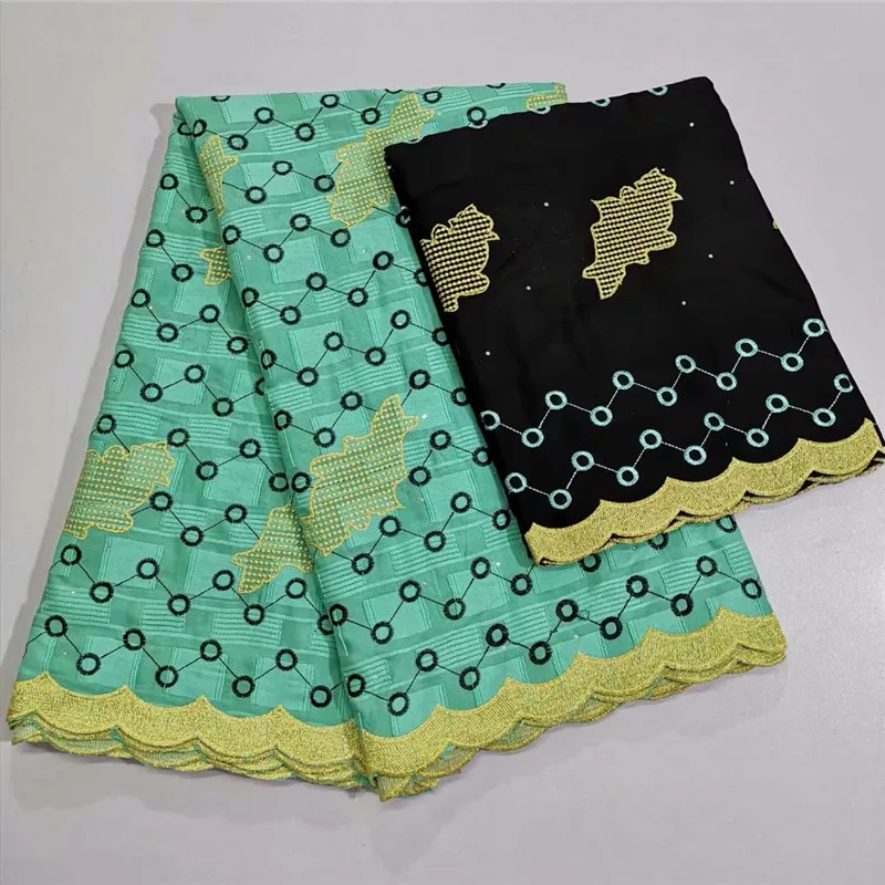 Big African Swiss Voile Lace High Quality Cotton Material Latest Fabric With Stones yc-2373 | Дом и сад