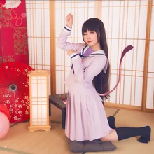 Noragami Yukine Hiyori Iki Anime okul üniforması denizci elbisesi kıyafet Cosplay kostümleri