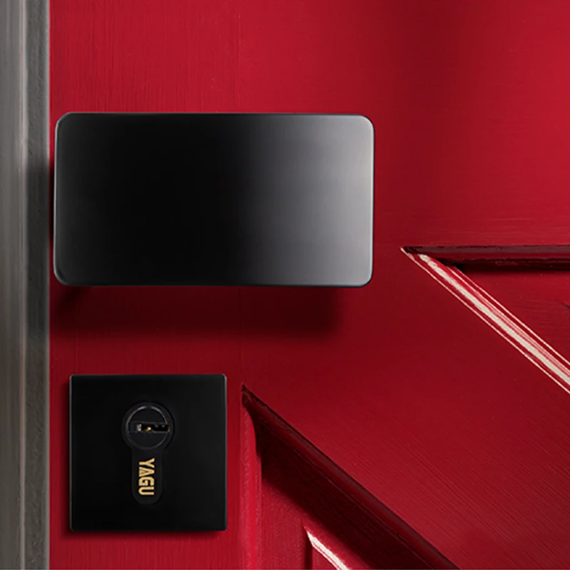  European Style Zinc Alloy Door Lock Rectangular Shape Simple Bedroom/Kitchen Door Handle Split Door - 33011757232