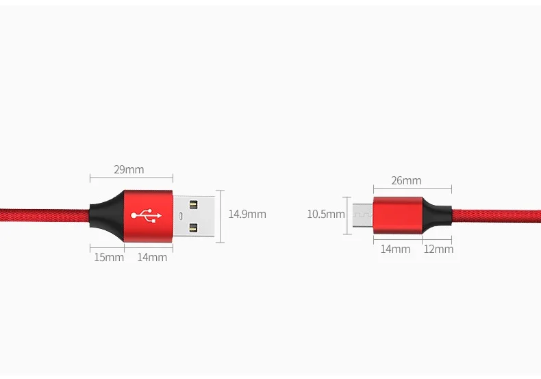 QUWIND 1 м ткань Typec Micro Usb или 8-контактный кабель для зарядки данных для iPhone 6 6S 7 8 9 iPad samsung HuaWei Android Phone